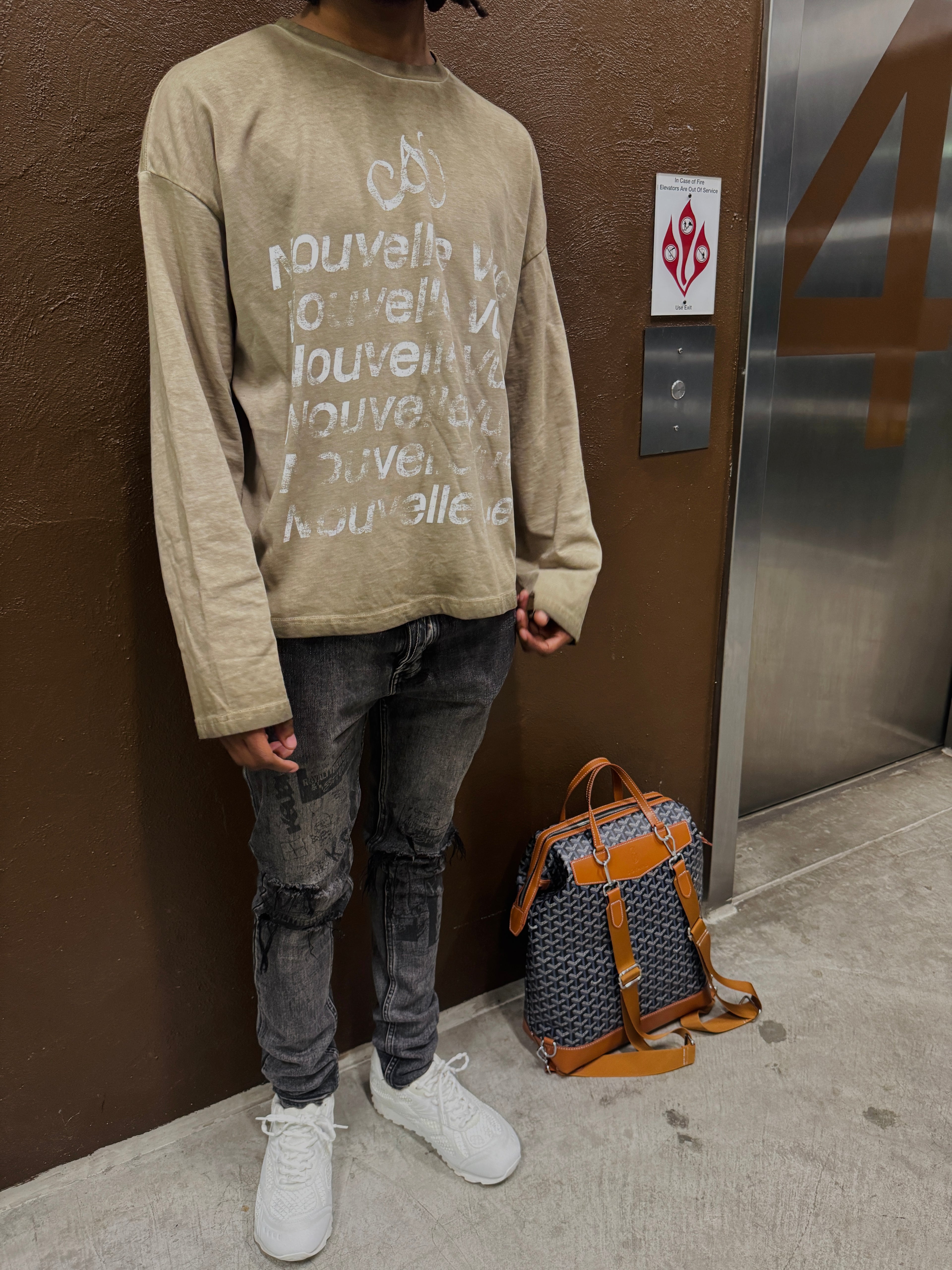 SANDY SUNFADED LONGSLEEVE SHIRT